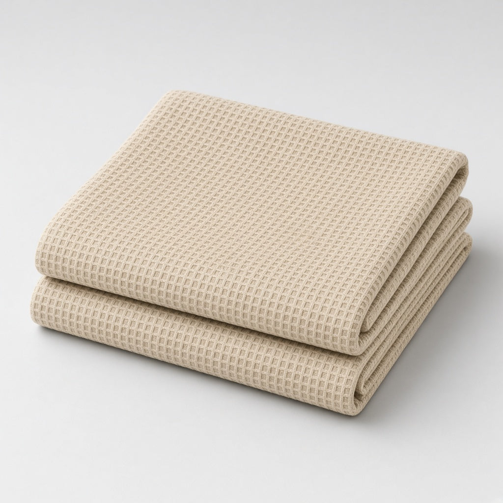Waffle hand towel